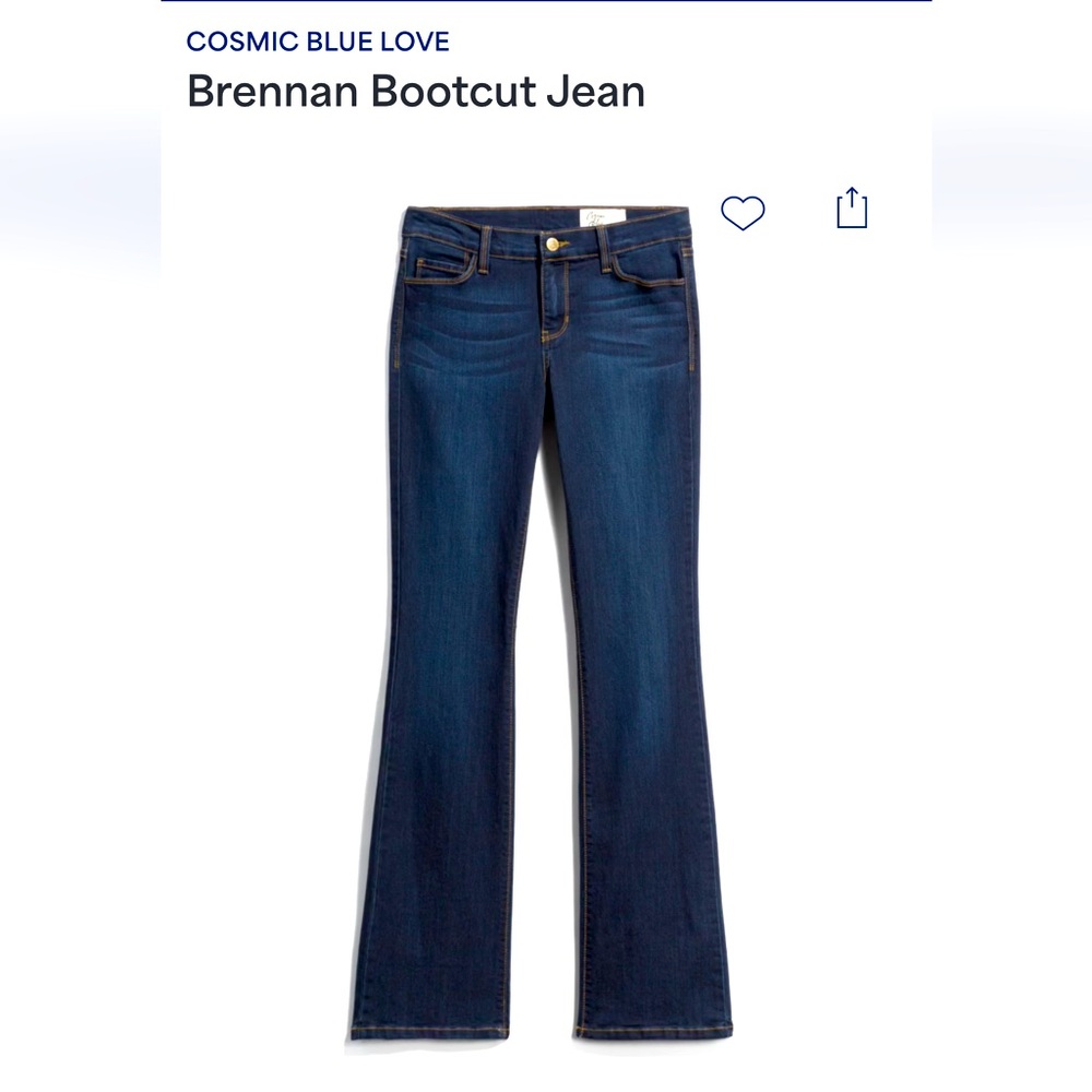 Cosmic Blue Love Brennan Boot Cut Jean